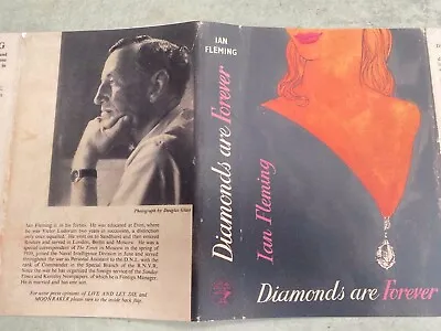 DIAMONDS ARE FOREVER FIRST Edition 1st/1st DUST JACKET Ian Fleming James Bond • £17.25