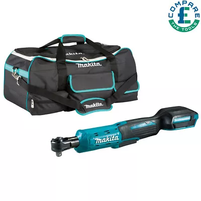 Makita DWR180 18V LXT 1/4  & 3/8  Ratchet Wrench With 832366-8 Large Tool Bag • £186.98