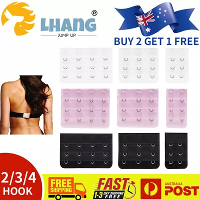 Clip On Bra Extender 2 3 4 Hooks Ladies Plus Maternity Extension Size Straps • $1.99