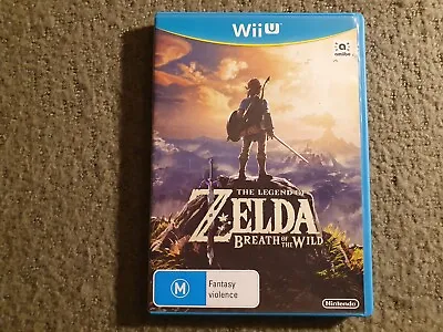 $75 • Buy Legend Of Zelda Breath Of The Wild Nintendo Wii U Game AUS PAL