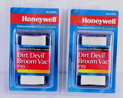 $19 • Buy Honeywell  H12016  Dirt Devil Broom Vac  F19 Replacement Filters Lot Of 2 