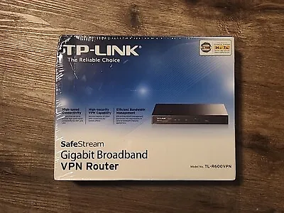 TP-Link TL-R600VPN SafeStream Gigabit Multi-WAN VPN Router Bandwidth Control • $49.99