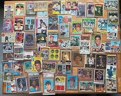 Massive Vintage Sports Card Collection Mantle Aaron Williams Clemente 395 Cards • $9999.99