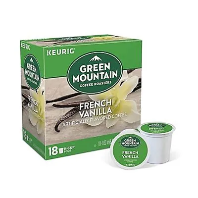 $23.99 • Buy Green Mountain French Vanilla Coffee 18 To 144 Count Keurig K Cups Pick Quantity