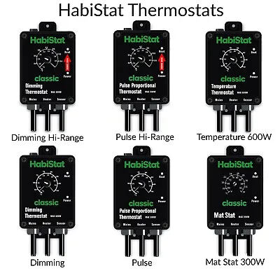 HabiStat Thermostats - Dimming Pulse Proportional Hi-Range Temperature Mat • £41.99