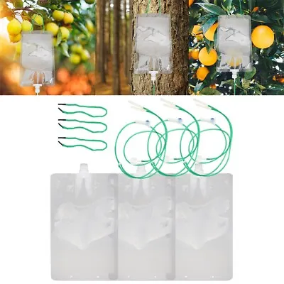 $11.95 • Buy 3 Sets/Gardening Infusion Bag Iv Saline Bags/Dripping Water Drip Irrigation Bags