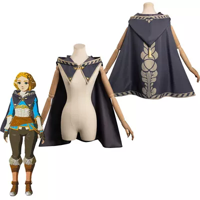 Link The Legend Of Zelda:Tears Of The Kingdom Cosplay Costume Outfits Cloak Cape • $23.52