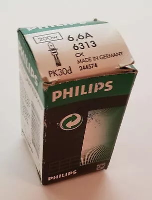 Philips Airfield Lamp 6313 200w Halogen PK30d Male 6.6A • $15