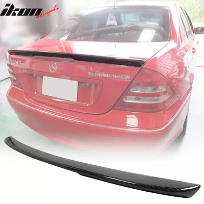 Fits 01-07 Benz C-Class W203 Trunk Spoiler - Carbon Fiber (CF) • $146.99