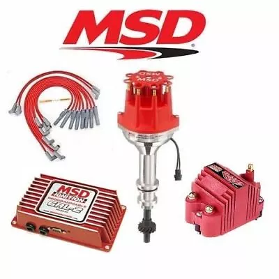 MSD Ignition Kit Programmable 6AL-2/Distributor/Wires/Coil Ford 351C/400/429/460 • $1254.95