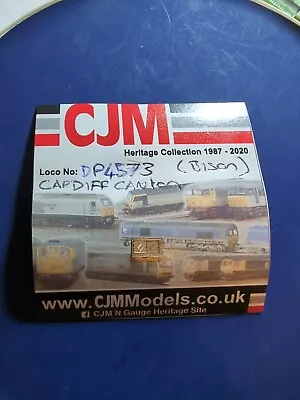 N Gauge CJM/SHAWPLAN DP4573 CARDIFF CANTON BRASS ETCHED DEPOT PLAQUE (BISON) • £3