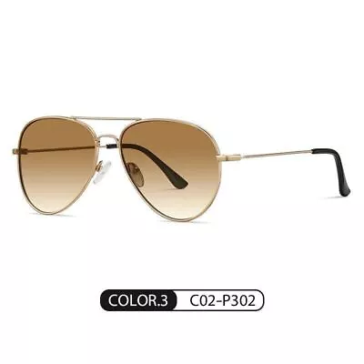 Unisex Aviator Sunglasses Polarized Driving Anti-Glare Metal Frame Sunglasse AU • $36.95