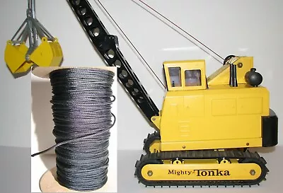 STRING FOR A MIGHTY TONKA CRANE CLAM TOW WRECKER Truck -NEW PART- • $4.45