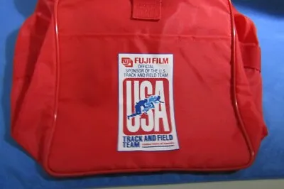 Vtg Fuji Worldwide Olympic Sponsor Duffel Bag Duffle Gym Travel Tote 1980's  • £9.63