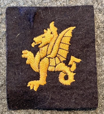 £19.99 • Buy Original British WW2 43rd Infantry Division Embroidered Formation Sign/Patch #1