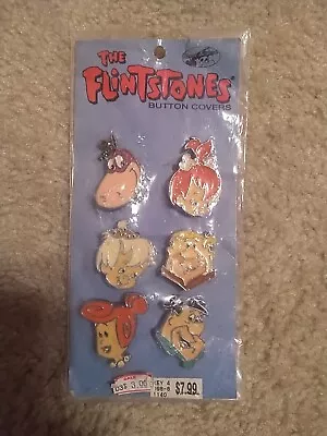 Vintage Flintstones Button Covers • $14.99