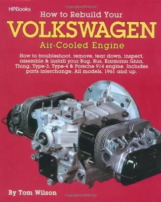 How To Rebuild Vw Volkswagen Air-Cooled Engine Bus Ghia Manual • $26.50