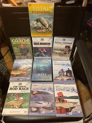 Matt Hayes Fishing Dvds X 10 Angling Fishing • £9.99