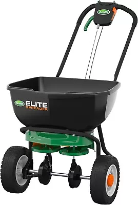 Scotts Elite Spreader For Grass Seed Fertilizer Salt Ice Melt 20000 Sq.ft. • $125