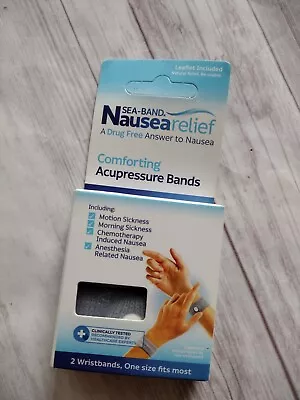 Sea-Band Nausea Relief Acupressure Wrist Band Adult - 1 Pair • $12