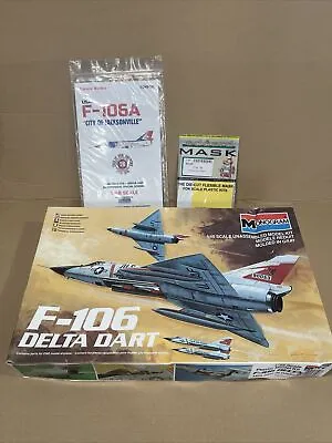 Monogram F-106 Delta Dart 1/48 FS #5809 With Extras! Open/Complete! • $65