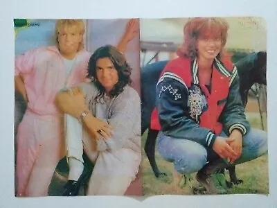  Modern Talking Spandau Ballet Nena 1980s Turkish Magazine Centrefold Poster   • $20