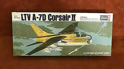 Original 1969 REVELL LTV A-7D CORSAIR II Bomber 1/72 Scale Model Kit ~ No. H-133 • $11.95