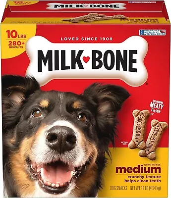 Milk-Bone Original Dog Treats Biscuits For Medium Dogs 10 Pound-F24C • $14.50