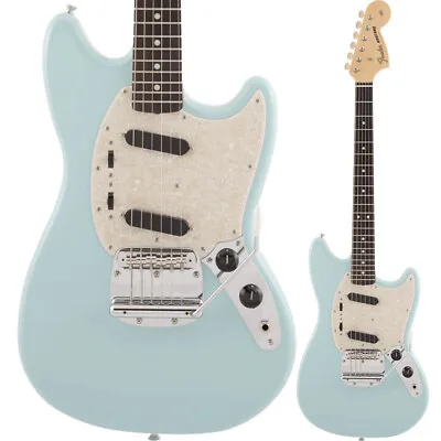 Fender Made In Japan Traditional 60s Mustang Daphne Blue With Gig Bag • $887.06