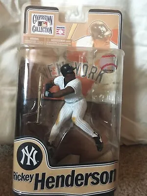 McFarlane COOPERSTOWN 8 SERIES New York Yankees Rickey Henderson Figure • $47.99