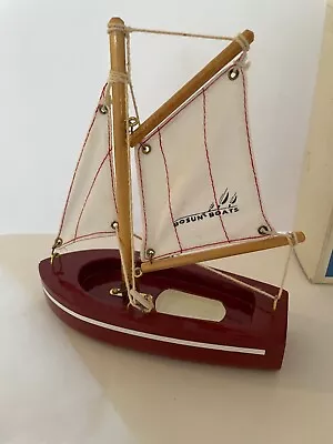 Vintage BOSUN BOATS By Reeves - #40601 6” Dutch Barge Red NEW • $0.99