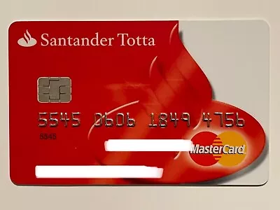 Santander Totta MasterCard Credit Card Portugal • $19.99