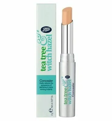 £5.99 • Buy Boots Tea Tree And & Witch Hazel Concealer Stick 2g Natural Shade