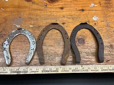 VINTAGE HORSESHOES LOT OF 3. Great Collection. • $9.99