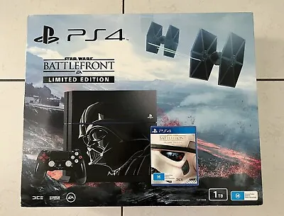 $1199 • Buy BRAND NEW PS4 1TB Star Wars Battlefront Darth Vader Console Limited Edition Sony