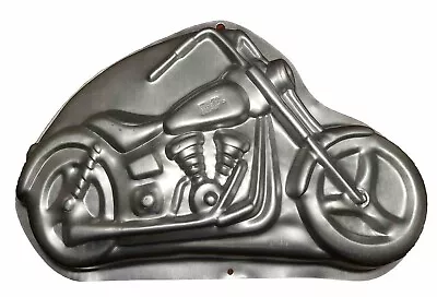 Wilton 1999 Motorcycle Cake Pan /Dessert Mold 2105-2025 Birthday Harley • $24.99