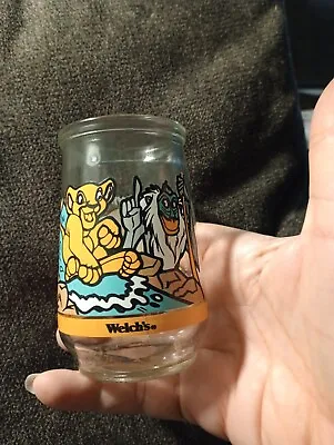 Vintage Welch's Jelly Jar Glass The Lion King 2 Simba's Pride #4 Disney • $7.99