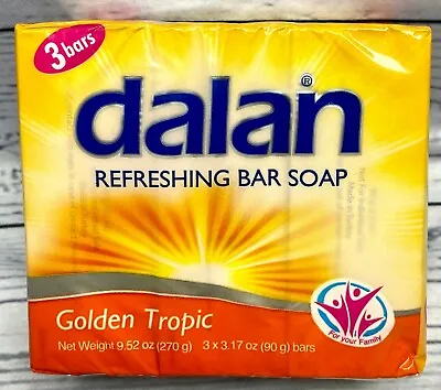 3-Pack Dalan Refreshing Bar Soap Golden Tropic 270g (3 X 90g Bars) • $7.95