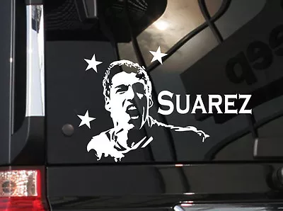 Soccer World Star Luis Suarez FC Barcelona Vinyl Car Decal Sticker  6.5  (W) • $5.25