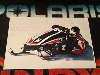 🏁 ‘78 POLARIS RXL #2 Sno-Pro Snowmobile Action Poster  Vintage Race Sled Snopro • $21.88