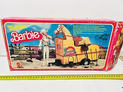 Barbie Western Horse Trailer Mattel New Vintage But Incomplete • $45.48