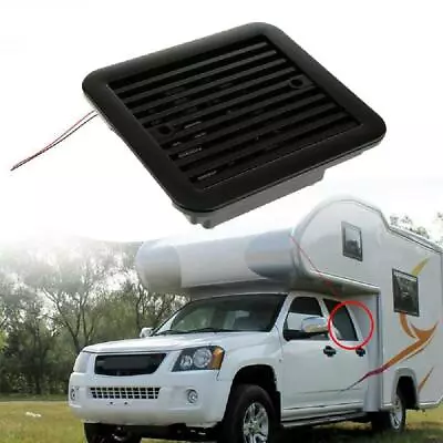 Fridge Vent Fan For RV Trailer Caravan Side Air Outlet Ventilation Exhaust Fan • $59.16
