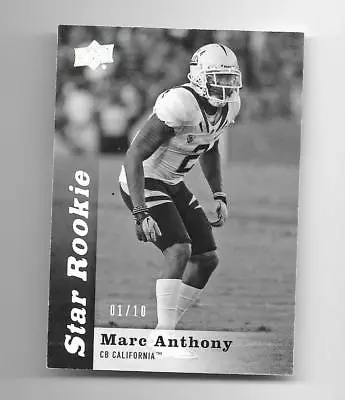 2013 Upper Deck - MARC ANTHONY - Platinum Star Rookie - CAL BEARS #d 01/10 • $9.99