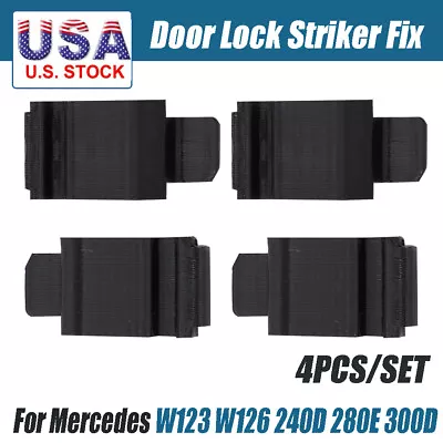 For Mercedes W123 W126 240D 280E 300D Door Lock Striker Rubber Fix Front & Rear • $17.99