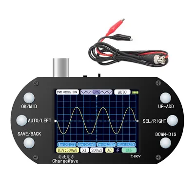 Handheld Oscilloscope 320*240 Resolution 2.4inch TFT Display 2.5MHz Sample K2Q8 • £23.38