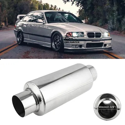 2.5  Inlet Outlet Exhaust Resonator System 16  Overall Length For E36 M3 E39 E46 • $56.12