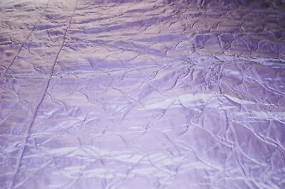 Vintage 1970's Antique Satin Lavender Purple Full (Double ) 88  X 108  Bedspread • $143.99