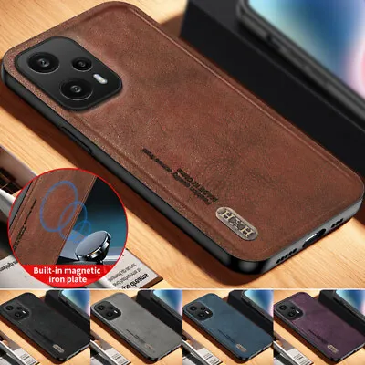 For Xiaomi Poco F5 X5 M6 Pro Mi 14 Shockproof Magnetic Leather Phone Case Cover • £5.51