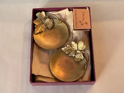 Table Art By Michael Michaud Set Of 2 Parsley Small Dishes BL 9808 GP • $33.96