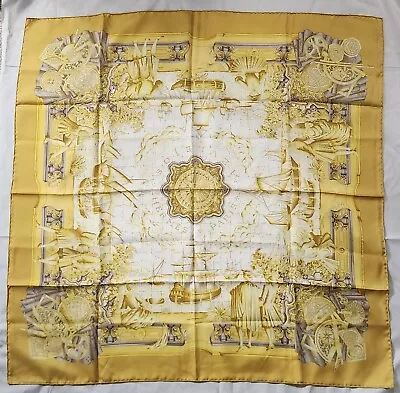 RARE VINTAGE HERMES Silk Scarf  Azulejos  Carre 90 Designed By Catherine Baschet • $99.99